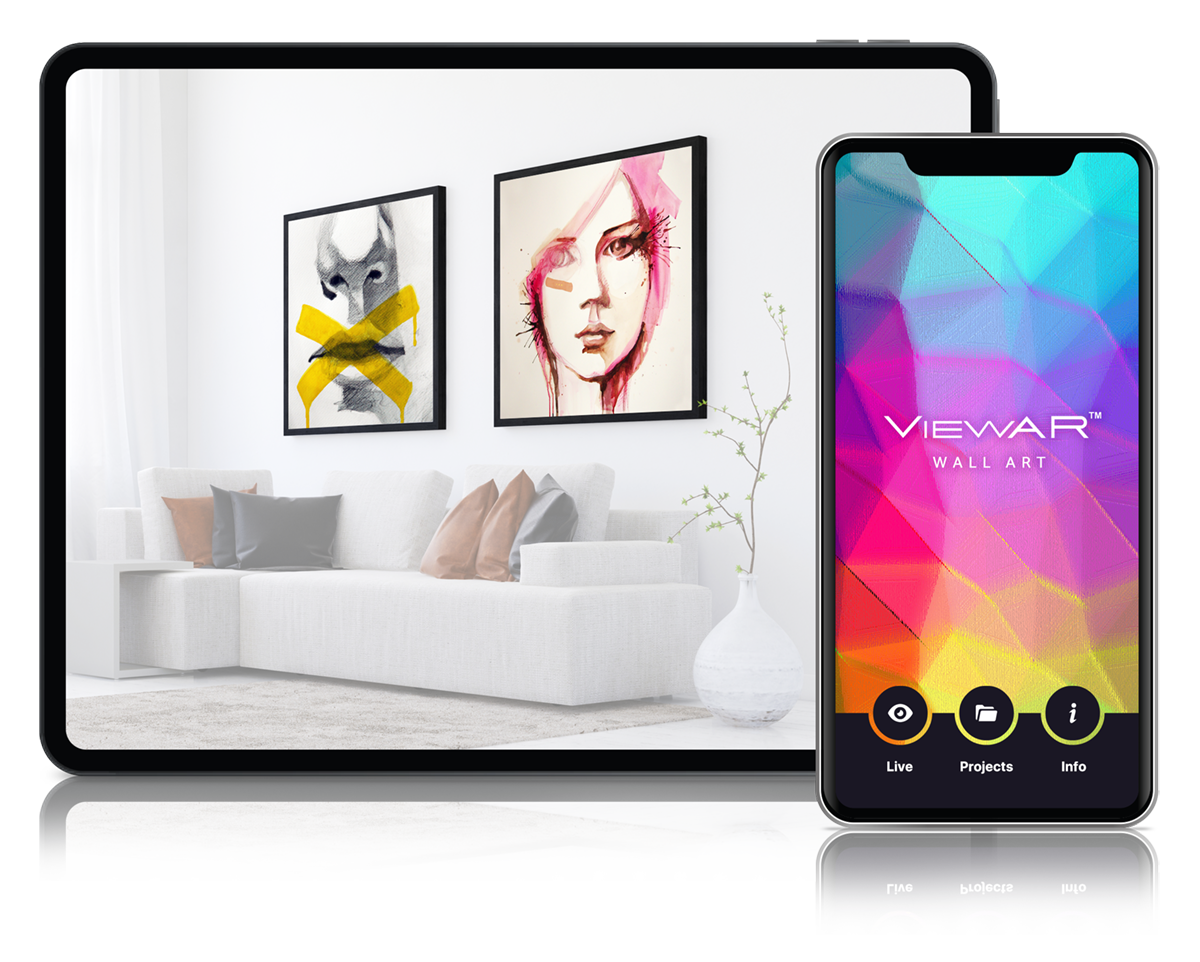 Wall Art Template for AR Product Visualization | ViewAR