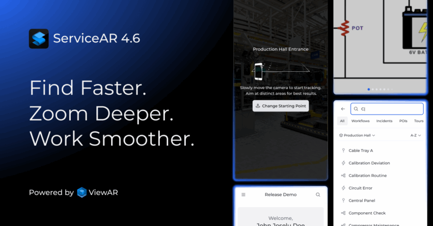 Introducing ServiceAR 4.6: Smarter, Faster, Sharper for Industrial AR